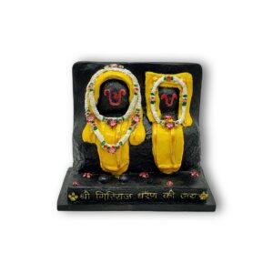 Giriraj ji Mukharvind swaroop Murti (Goverdhan swaroop) - Idol Statue for Pooja,Home Décor & Gifts (Yellow)