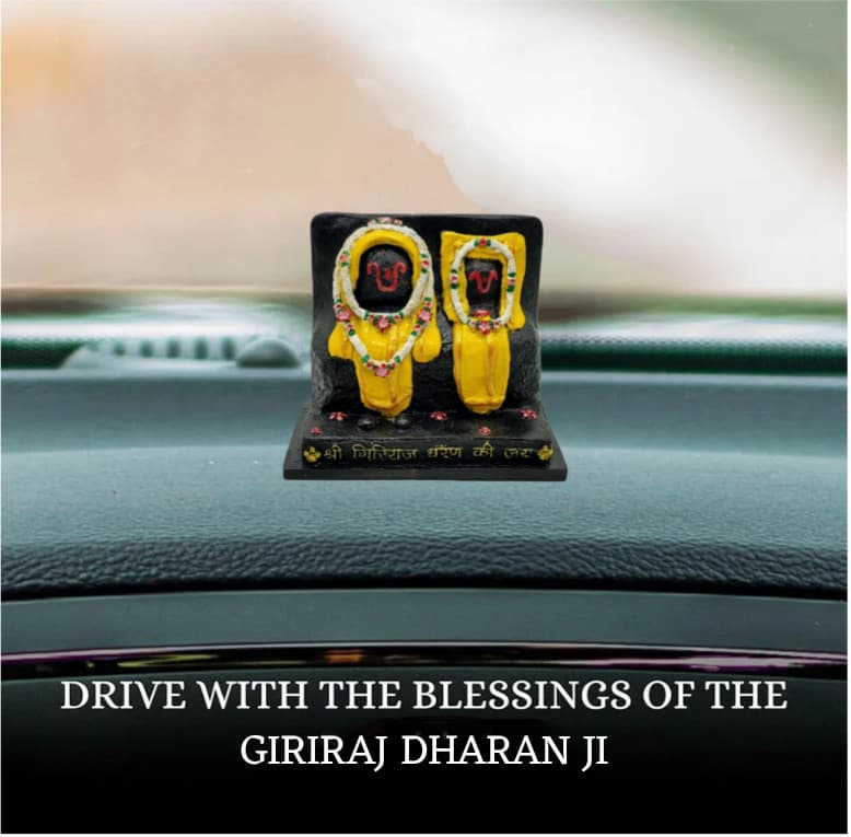 Giriraj ji Mukharvind swaroop Murti (Goverdhan swaroop) - Idol Statue for Pooja,Home Décor & Gifts (Yellow) - Image 3
