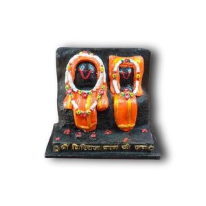 Giriraj ji Mukharvind swaroop Murti (Goverdhan swaroop) - Idol Statue for Pooja,Home Décor & Gifts, (Orange)