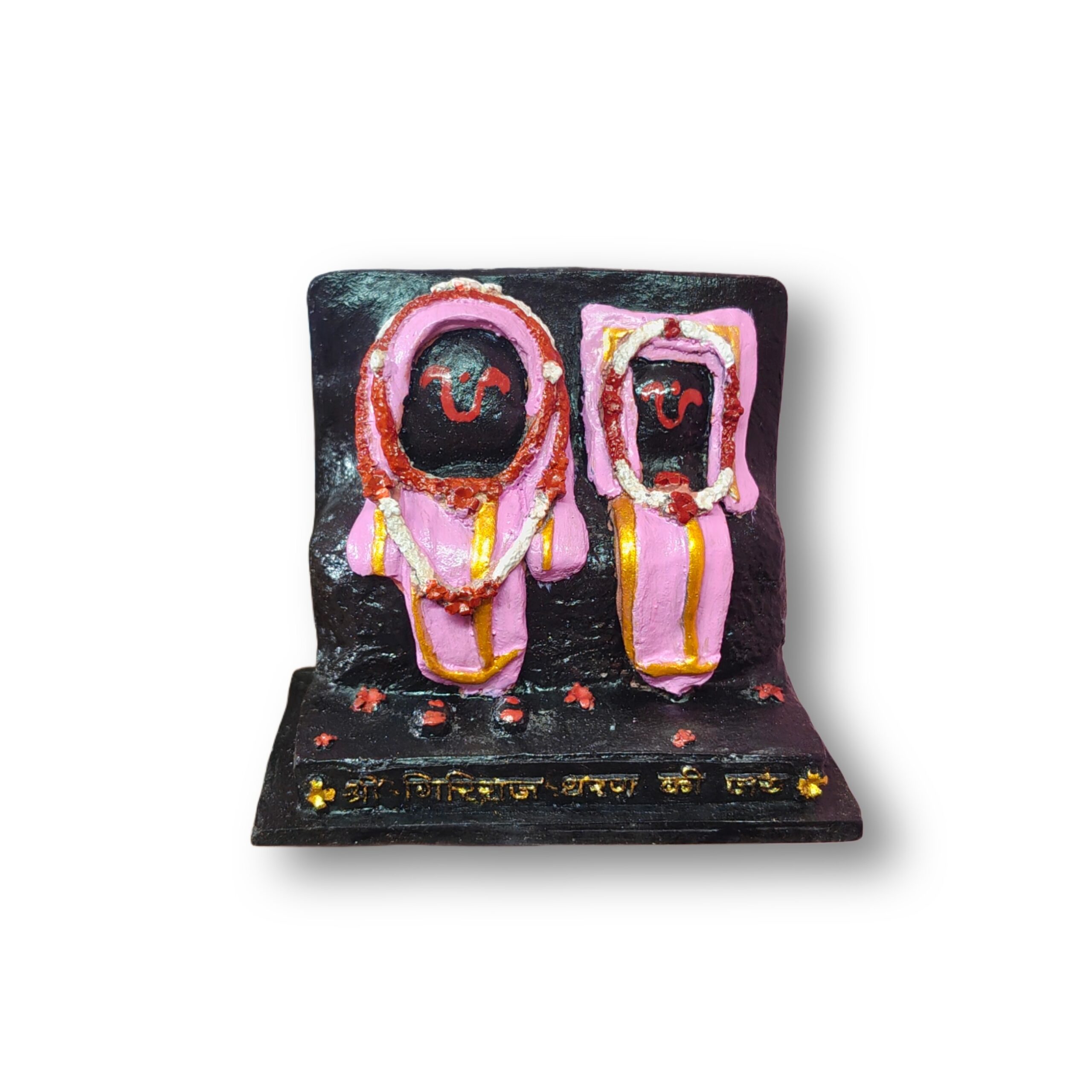 Giriraj ji Mukharvind swaroop Murti (Goverdhan swaroop) - Idol Statue for Pooja,Home Décor & Gifts, (Pink)