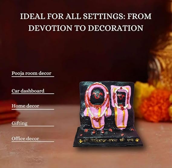 Giriraj ji Mukharvind swaroop Murti (Goverdhan swaroop) - Idol Statue for Pooja,Home Décor & Gifts, (Pink) - Image 3