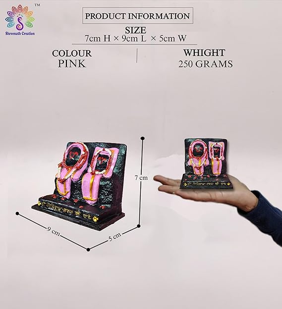 Giriraj ji Mukharvind swaroop Murti (Goverdhan swaroop) - Idol Statue for Pooja,Home Décor & Gifts, (Pink) - Image 4