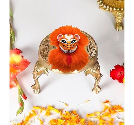 Narsingh ji Swarup/Narsimha Idol Hand Crafted Small | Hindu God and Goddess Idol/Statue/Murti (Small)