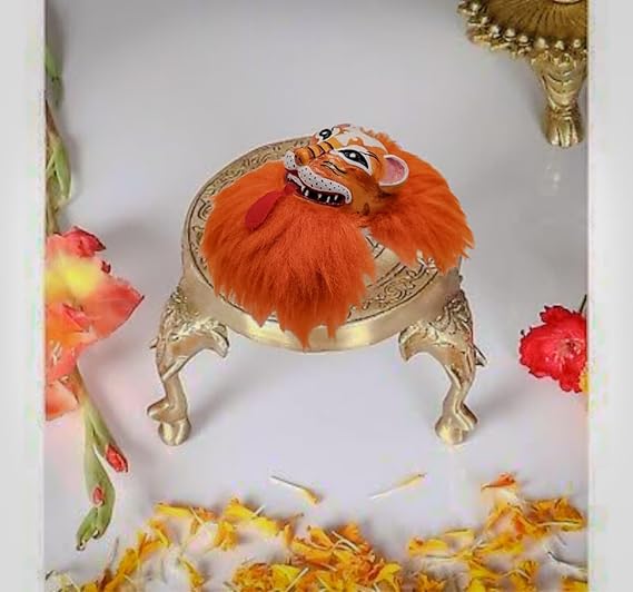 Narsingh ji Swarup/Narsimha Idol Hand Crafted Small | Hindu God and Goddess Idol/Statue/Murti (Small) - Image 3