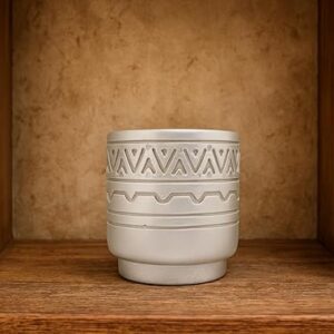 New Silver Vase with Beautiful Zig Zag Design | DIY Flower Arrangements & Festive Table Decor.